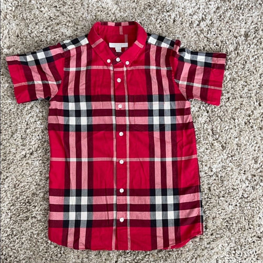 Excellent! Boys size 10 Authentic Burberry shirt